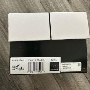 Dolce Vita River Pearl Heels Vanilla Pearls